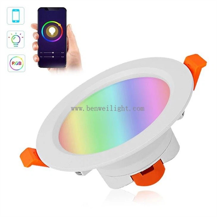 Tuya Wifi Smart Control dimmable led downlight