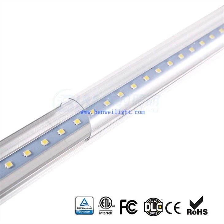 8FT LED V 모양 통합 튜브