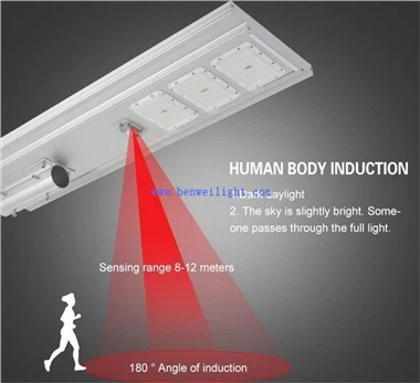 원격 제어가있는 태양 광 LED 실외 조명