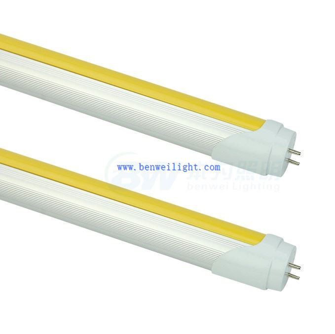 Anti UV 4ft 1.2m 18W 20W T8 Light Tube with Yellow Cover
