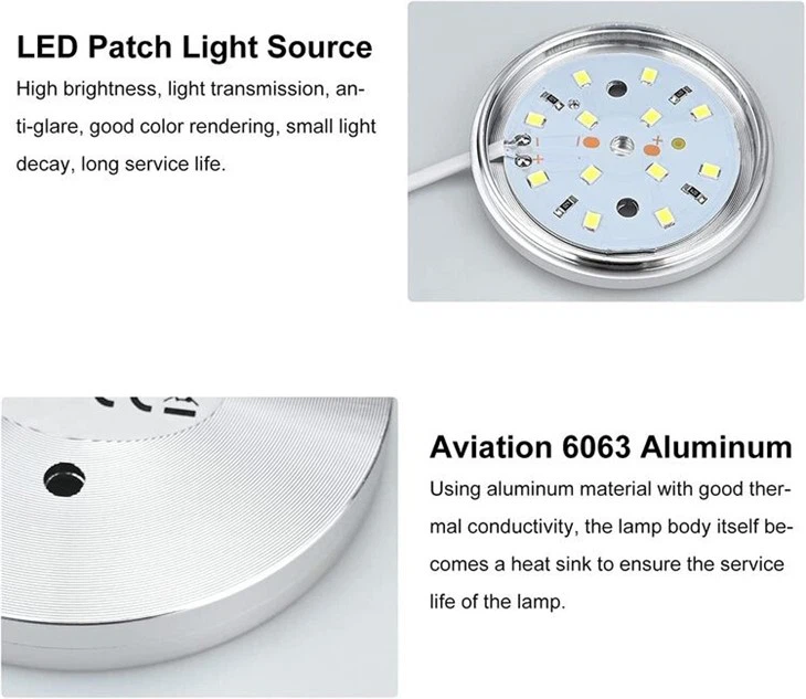 dimmable campervan lights detail
