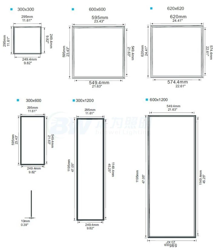 2x4 led flat panel 4000k