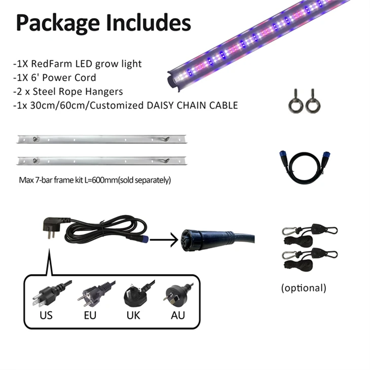 240 LEDs Full Spectrum Plant Grow Light Strips With Auto ON/Off Timer 3/9/12Hrs factory