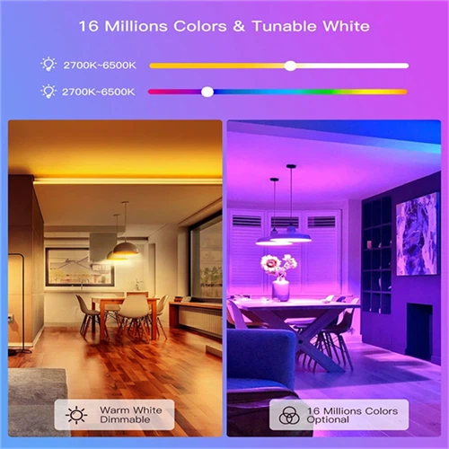 The Smart WiFi LED Light Can Change Colors factory