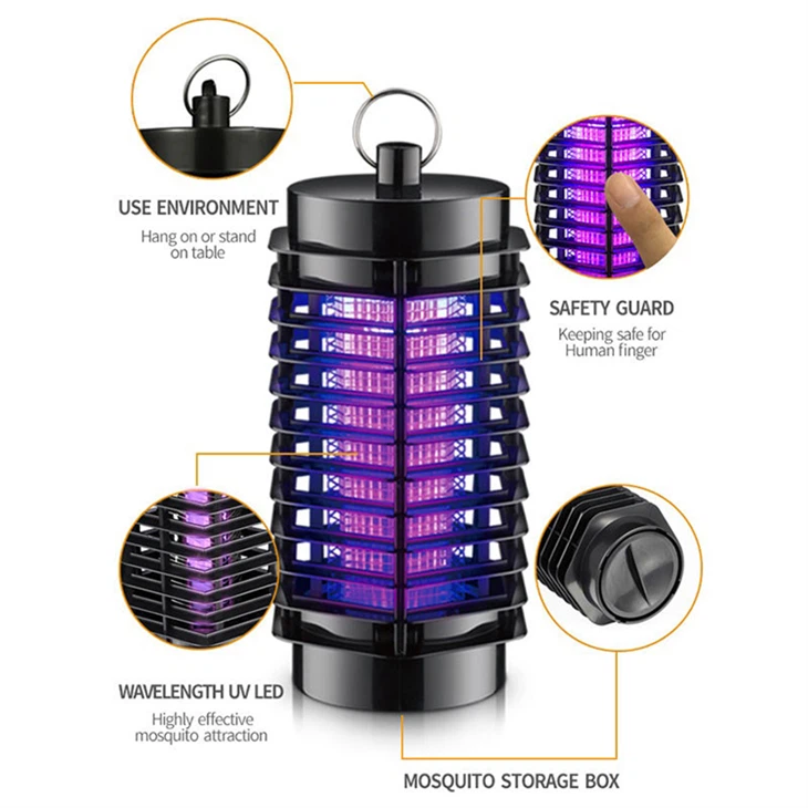 3W USB UV Mosquito Killer Lamp - Backyard Electronic Pest Trap best
