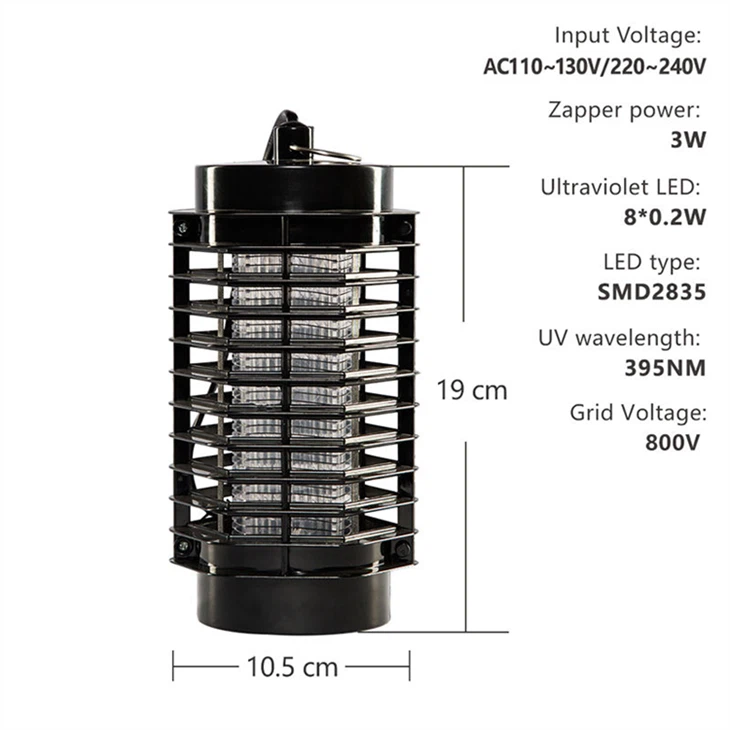 3W USB UV Mosquito Killer Lamp - Backyard Electronic Pest Trap price