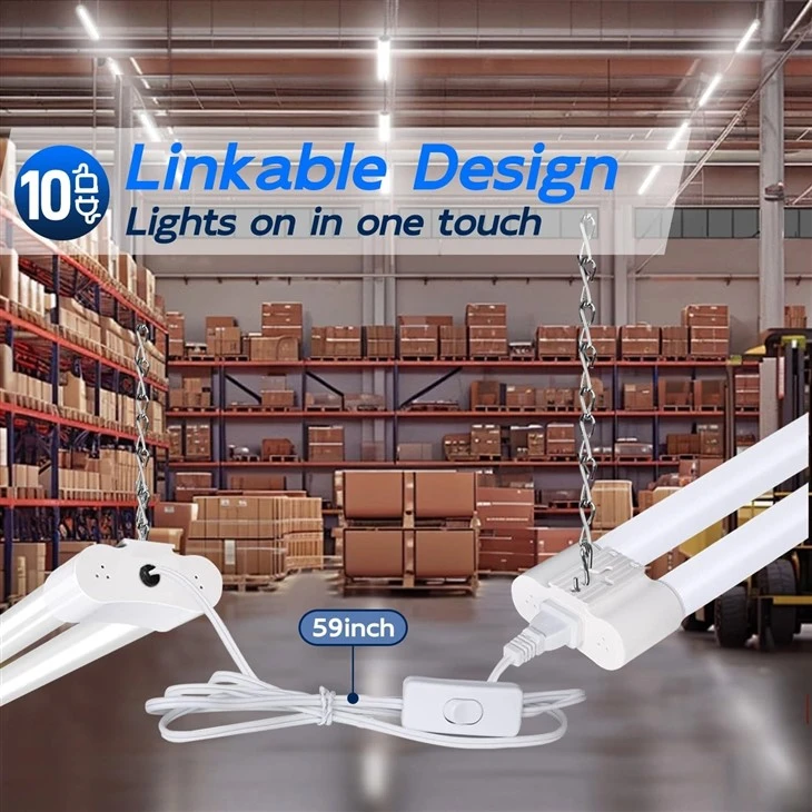 4FT Linkable LED Shop Light 60W 5000K Daylight suppliers
