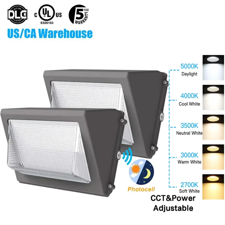 5CCT 전원 조절 가능 IP65 Led 벽 조명