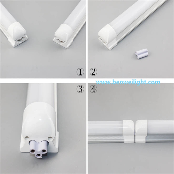 85-265V T5 Integrated LED Tube Light-Clear Cover factory