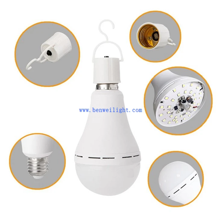 5 watt rechargeable led bulb detail