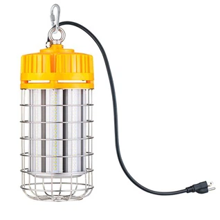 케이지가 있는 150W LED 임시 작업 조명기구