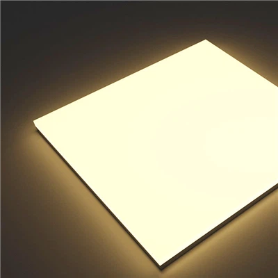 가정용 24W 120x120mm 프레임 없는 알루미늄 LED 패널 조명 - 아크릴