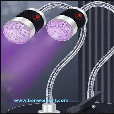 365 nm LED 보라색 형광등 감지 조명-위조 방지 조명, 접착제 감지 자기 유형