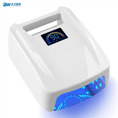 72W 무선 LED 네일 램프 휴대용 고속-건식
